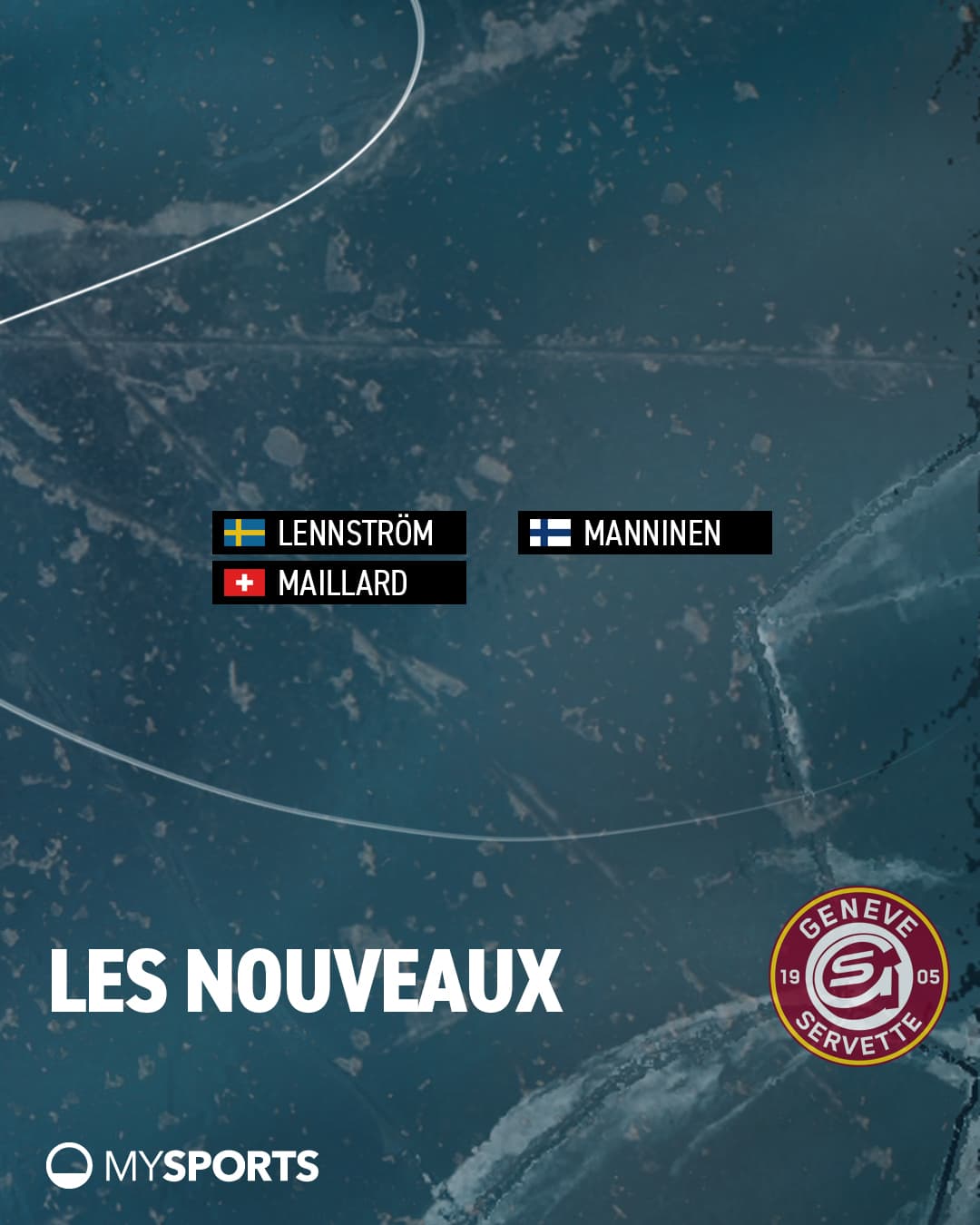 Les nouveaux joueurs du GSHC