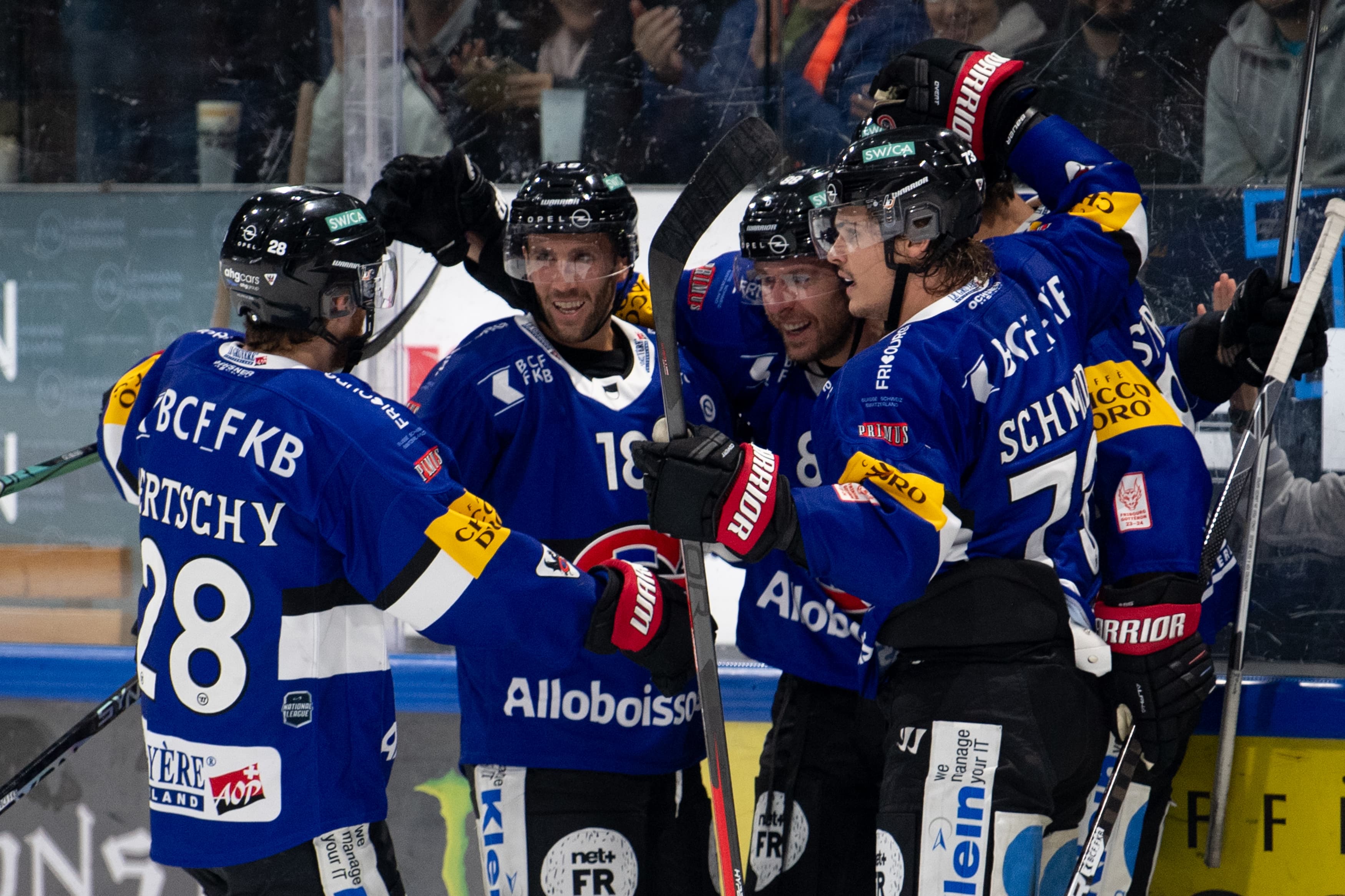 Les joueurs de Fribourg-Gottéron