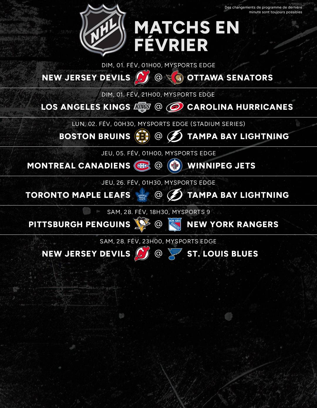 NHL FEV